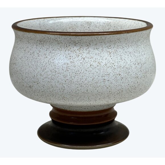 4 Denby Langley Stoneware Red Rust Potters Wheel Hand Painted Sherbets - Picture 4 of 10